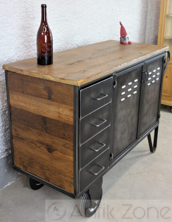 Industrial Rollwagen | Sideboard – Bild 2