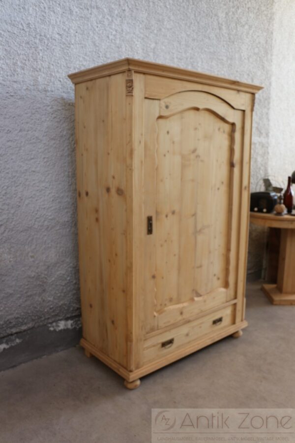 Naturholz Kleiderschrank Antik